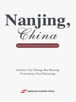 cover image of Nanjing, China